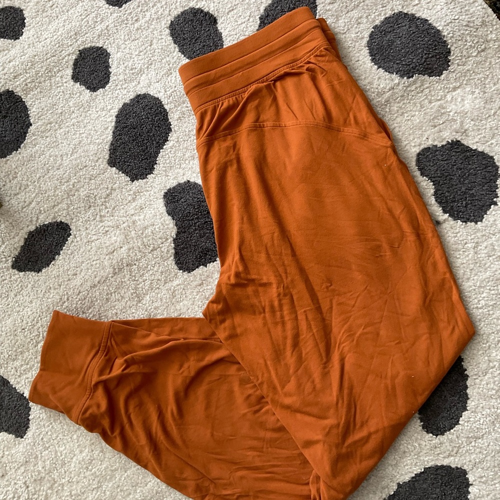 Burnt orange Luluemon joggers